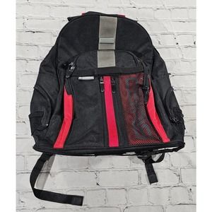Vintage Osiris Backpack G-Bag Urban Sound System Backpack Black Red BAG ONLY